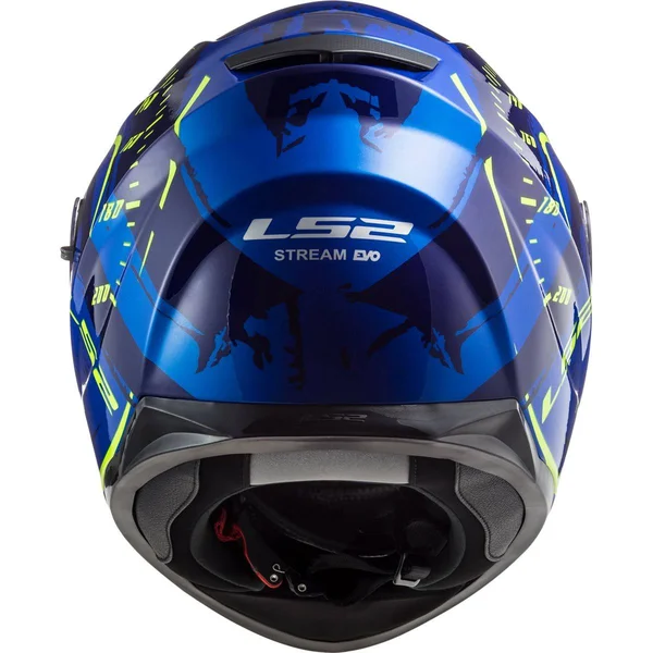LS2 Stream Tacho Helmet - Blue/Hi-Viz Yellow - Xs