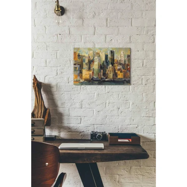 Epic Graffiti &New York New York& by Marilyn Hageman - Canvas Wall Art, 60x22x40x22