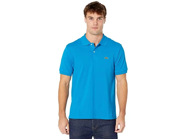 Lacoste Classic Pique Short-Sleeve Polo Shirt - Mens, M, Barbados
