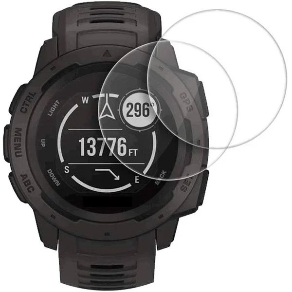 Garmin Instinct Solar GPS Smartwatch - Sunburst (010-02293-19) w/ 2x Screen Protectors
