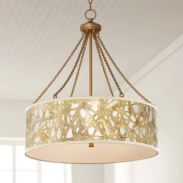 Organic Nest Dana Antique Brass Pendant Light - Style #81R12