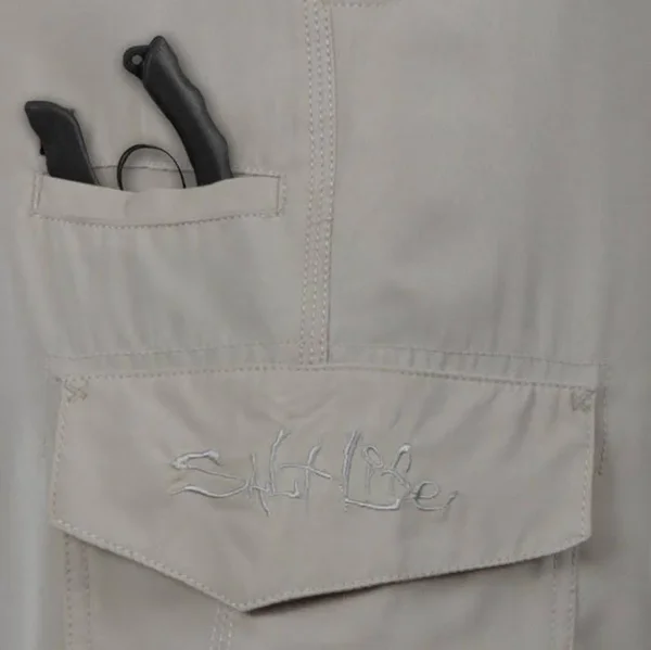 Salt Life Men's Always in It La Vida SLX-QD Boardshorts - Size 36, Khaki