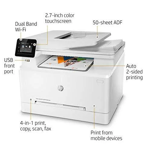 HP LaserJet Pro M281cdw All in One Wireless Color Printer, Scan, Copy and Fax -Factory Refurbished