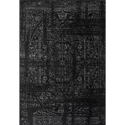Adira Black Area Rug Lark Manor Rug Size: Rectangle 10& x 14&