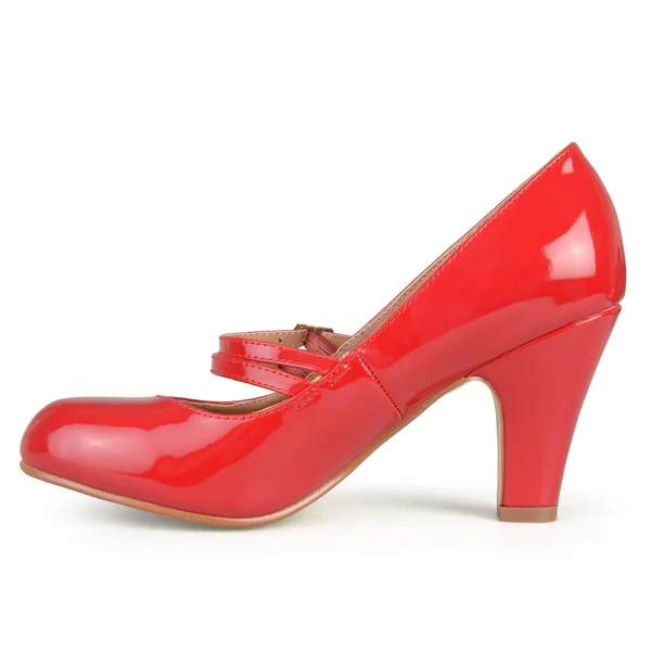 Journee Collection Women's &WENDY-09& Mary Jane Faux Leather Pumps - 7 - Blue