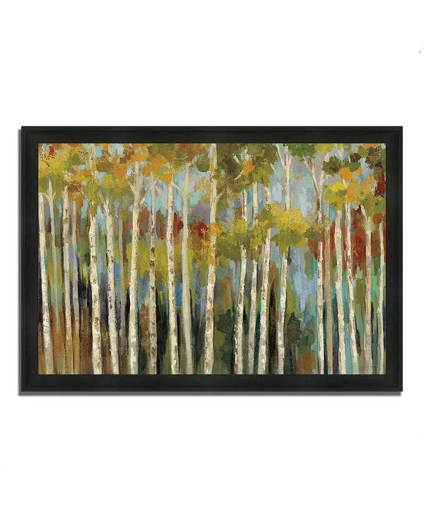 27x22 x 39x22 Young Forest III by Silvia Vassileva Framed Painting Print