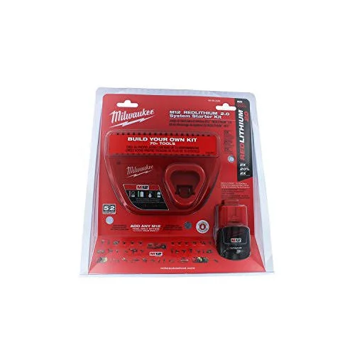 Milwaukee M12 2.0 Red Lithium Starter Kit