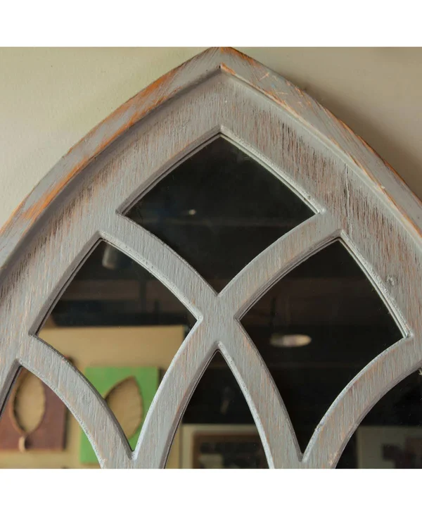 Luxen Home Cathedral Window Wall Mirror