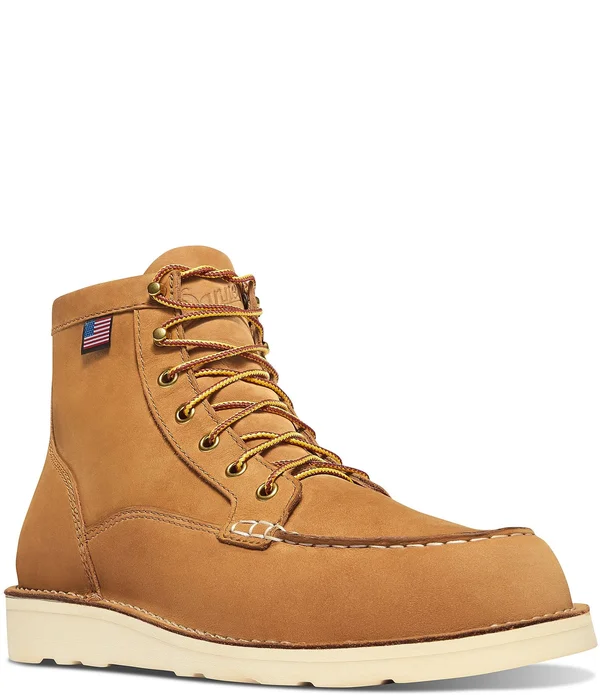 Danner Bull Run Moc Toe 6x22 7 Men's Wheat