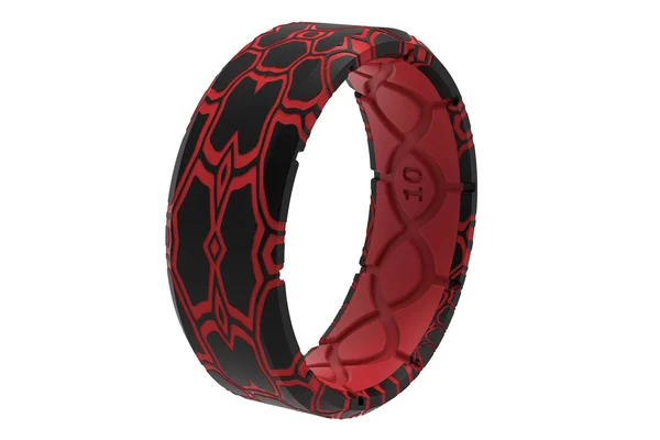 Groove Life Men's Kryptek Diablo 3D Camo Ring Silicone Ring - Size 7