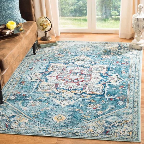 Safavieh Savannah 632 Navy, Creme 9& x 12& Rug
