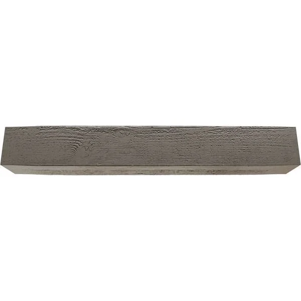 Ekena Millwork MANURS04X08X48BD 4x22H x 8x22D x 48x22W Rough Sawn Faux Wood Fireplace Mantel, Burnished Honey Dew