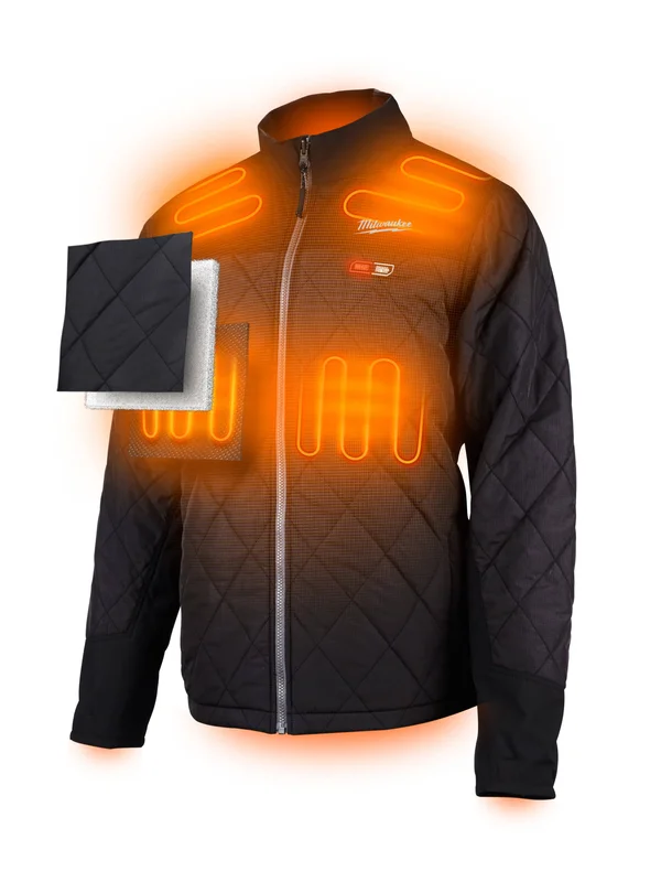 Milwaukee 203B-20M M12 Heated Axis Jacket Only Medium, Black