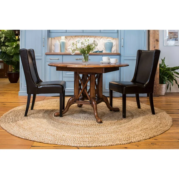Fab Habitat Yellowstone Braided Jute Blend Rug - 8' Round - Natural