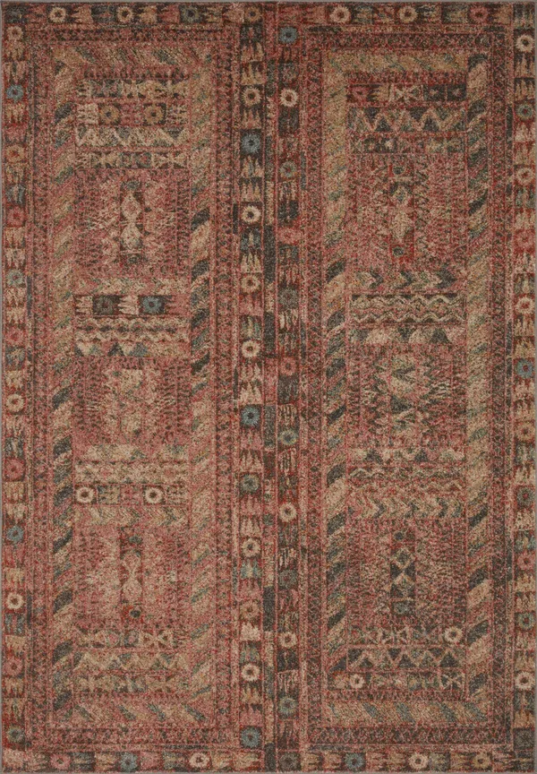 Loloi Chalos CHA-07 Charcoal Fiesta Rug - 5 ft 5 in x 7 ft 6 in