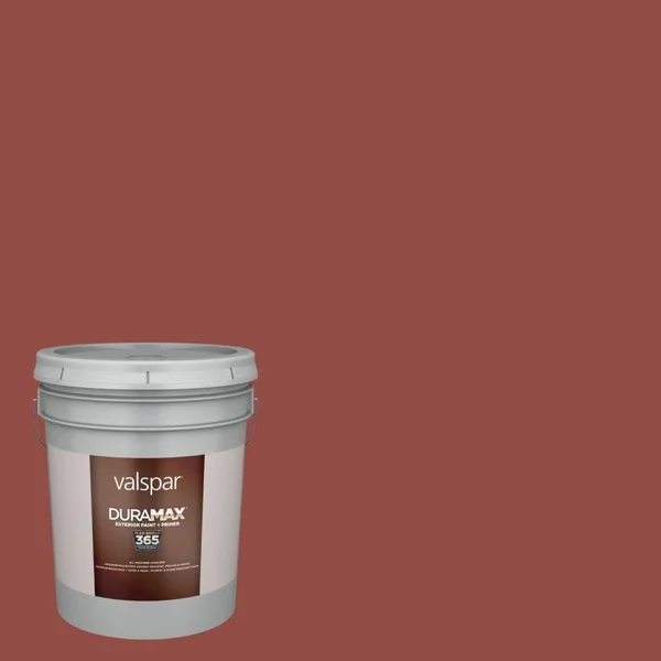 Valspar Duramax Satin Decadent Red 2002-5a Exterior Paint (5-Gallon) - 2002-5A-91812