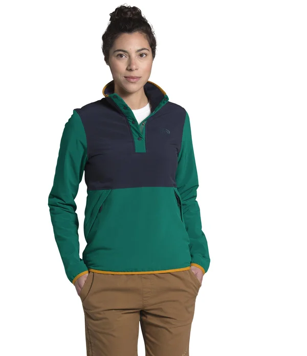 The North Face Women's Mountain Sweatshirt Pullover 3.0 - Medium - Aviator Navy - Evergreen