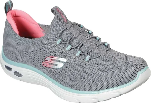 Skechers Women's Empire D&Lux Paradise Sky Sneaker, Gray