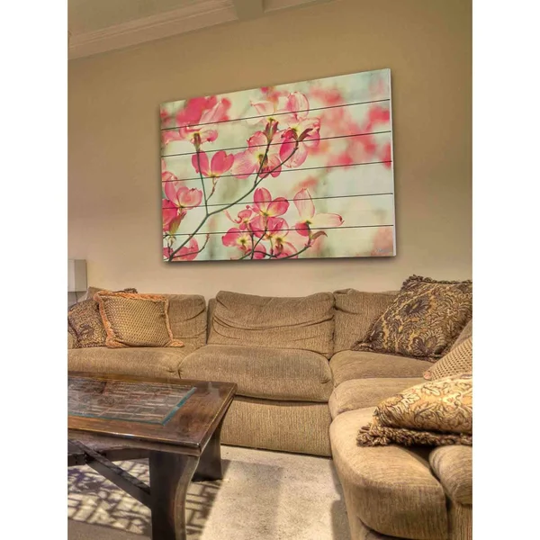 Marmont Hill Morning Light Painting Print on White Wood, Size: 12 inch x 18 inch