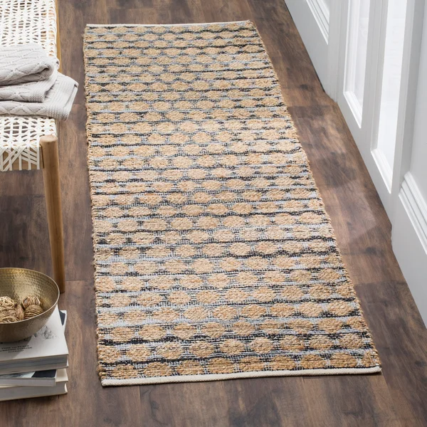 Safavieh Cape Cod CAP820B Blue - Natural 5& x 8& Area Rug
