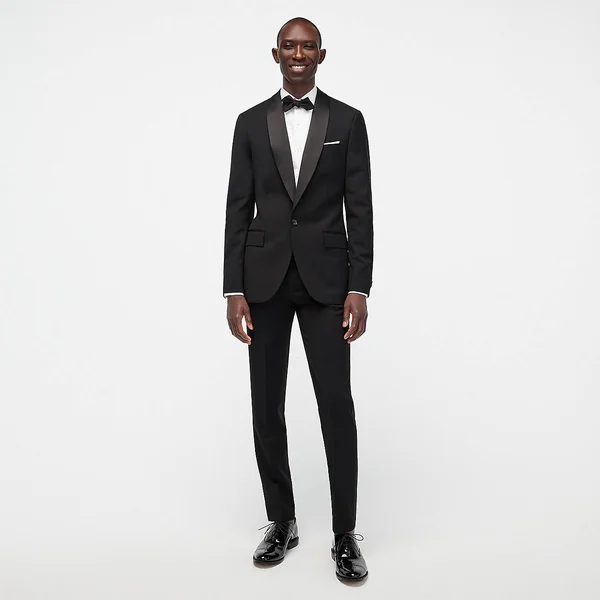 J.Crew Mens Ludlow Slim-Fit Shawl-Collar Tuxedo Jacket in Italian Wool (Size 36/S)