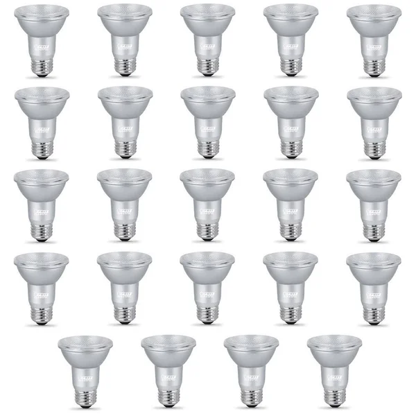 Feit Electric 50W Equivalent PAR20 Dimmable Security or Track Lighting Energy Star 90+ CRI Flood LED Light Bulb, Daylight (24-Pa