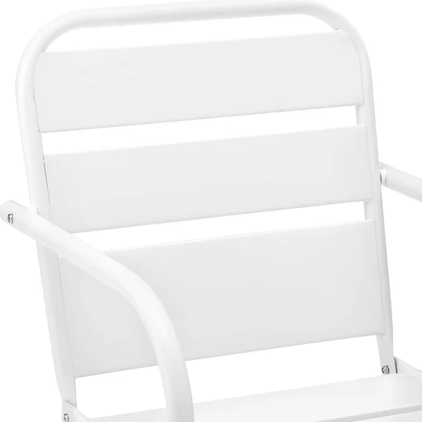 Crosley Brighton Metal Chair Set of 2 - White