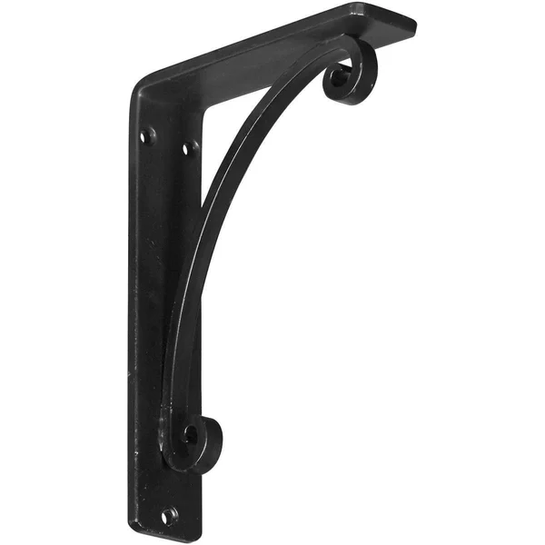 Legacy Wrought Iron Bracket Antiqued Bronze 1 1/2x22W x 12x22D x 15x22H - (Single Center Brace)
