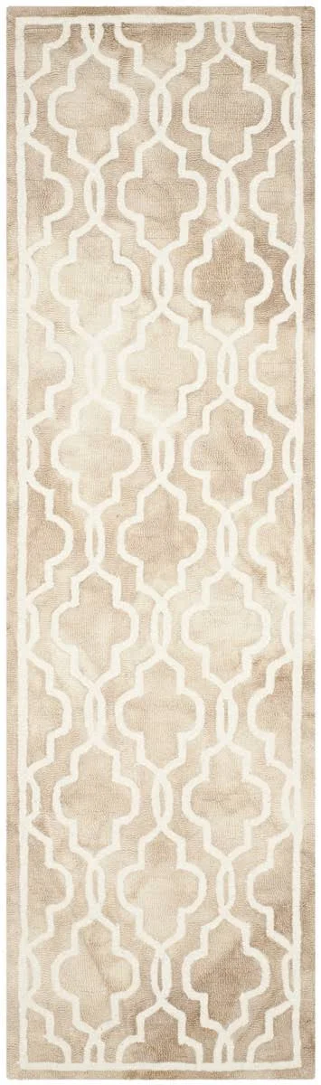 Safavieh Dip Dye DDY539G Beige, Ivory Rug 2&3x22 x 8& Runner