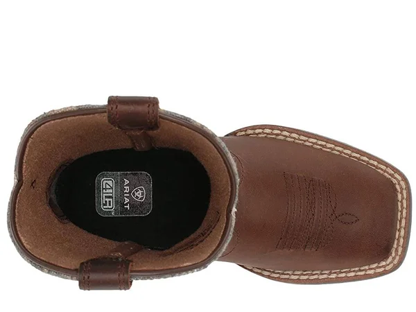 Ariat Kids Patriot Western Boots - Distressed Brown
