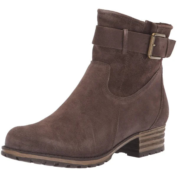 Women's Clarks Marana Amber Ankle Boot - Size: 6, Taupe Suede