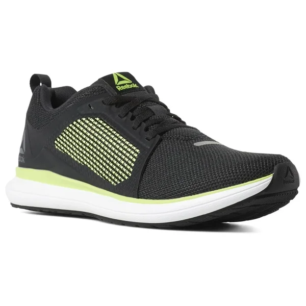 Reebok Men's Driftium Ride Running Shoe - Color: Black, Size: 10.5