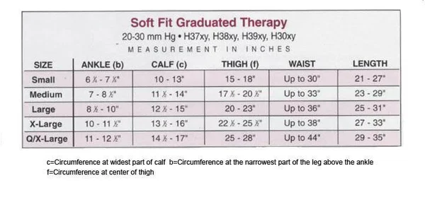 Activa 20-30 mmHg Soft Fit Thigh High with Lace Top Socks, Ivory, Queen