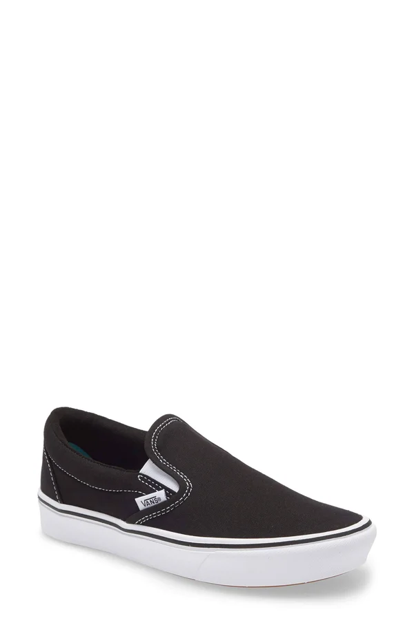 Vans ComfyCush Slip-On (Black/True White)