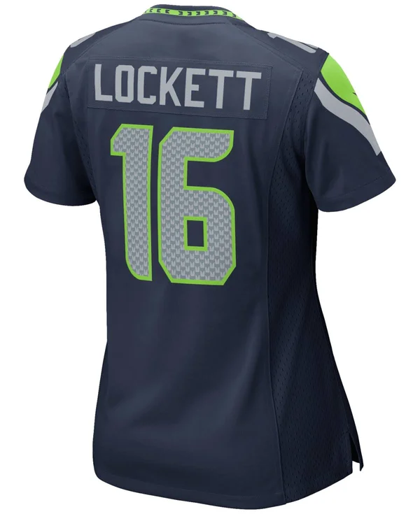 Nike Women's Tyler Lockett Seattle Seahawks Game Jersey - Navy