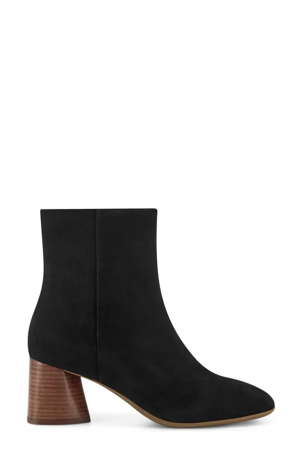 Aerosoles Myla Black Suede, B - Medium, 7