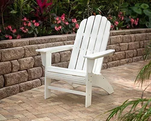 POLYWOOD Vineyard Curveback Adirondack Chair (Lime)