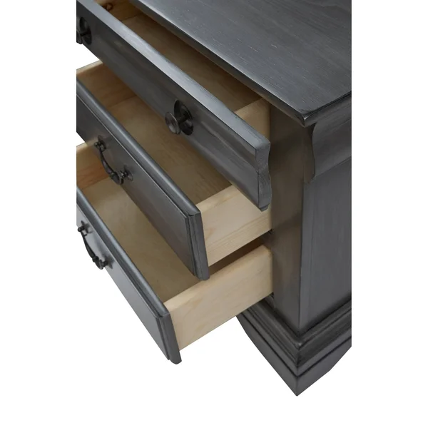Progressive Furniture Bandera Gray Nightstand