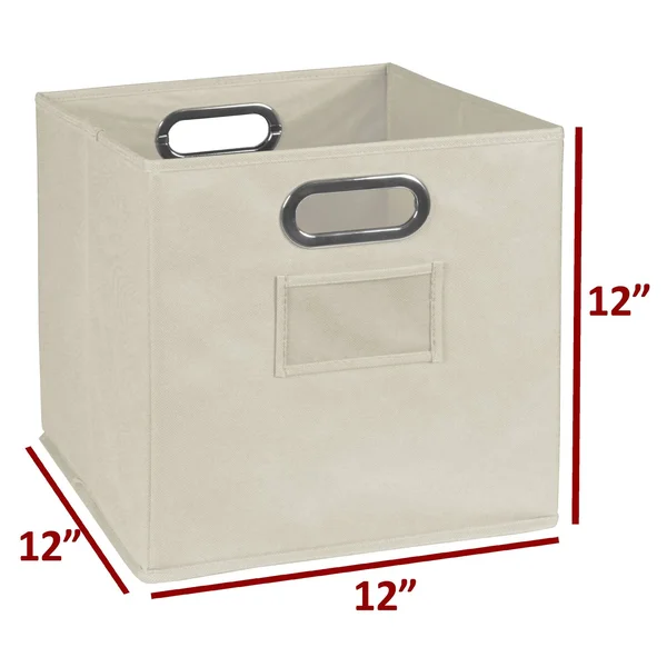 Niche Cubo Storage Set - 2 Cubes & 1 Canvas Bin- Truffle/Teal