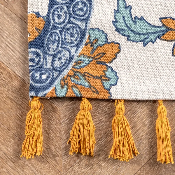 nuLOOM Rugs Thomas Paul Flatweave Cotton Octopus Multi 2& 8x22 x 10& Runner Rug