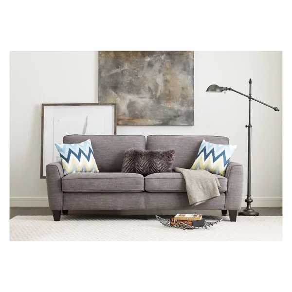 Serta UPH200078 Deep Seating Astoria Sofa - Light Gray