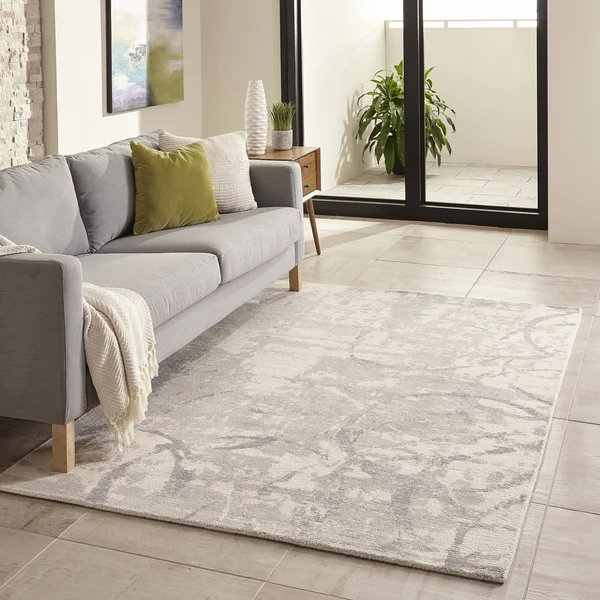 Momeni Illusions IL-01 8& x 11& Grey Area Rug