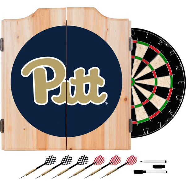 University of Pittsburgh Dart Cabinet Set