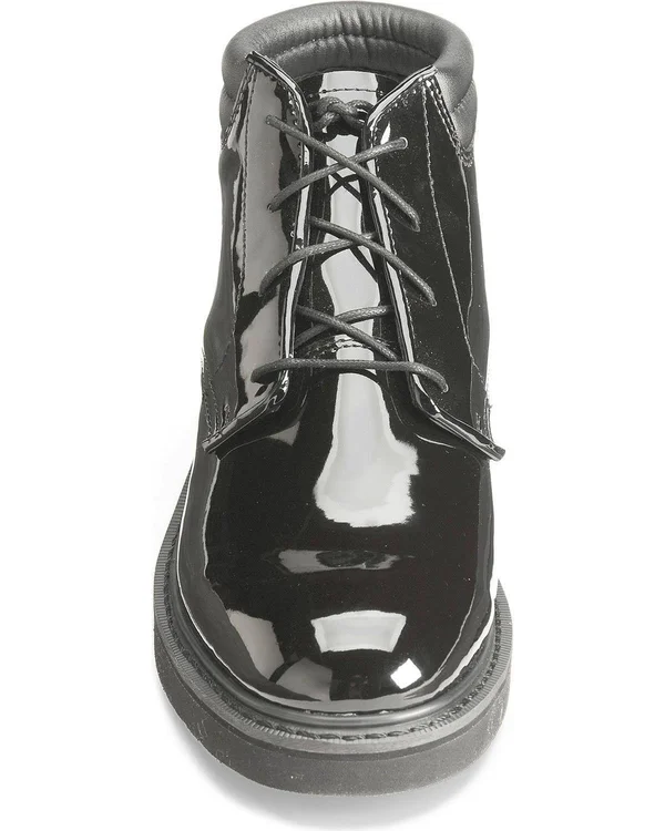 Rocky Men's High Gloss Dress Leather Chukka 500-8 - Size: 12, Black