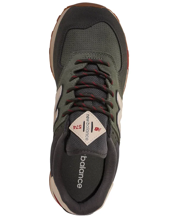 New Balance Men's 574 Casual Shoes, Green - Size 11.5