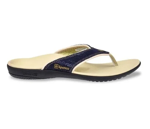 Spenco Yumi Snake Sandals - Navy - Women's 7