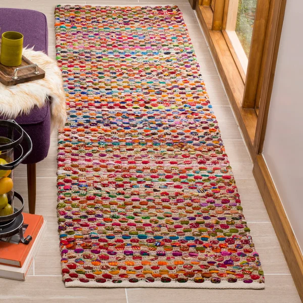 Safavieh Cape Cod CAP302A Natural, Multi Rug 2&3x22 x 8& Runner