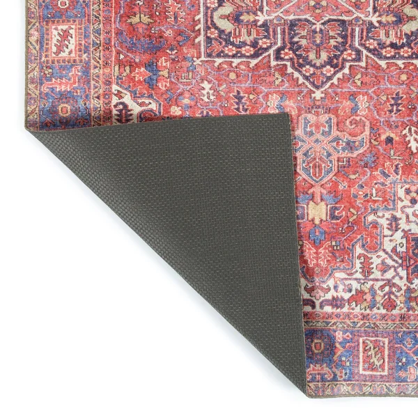 Kaleen Boho Patio Boh04-25 Red 3& x 5& Area Rug