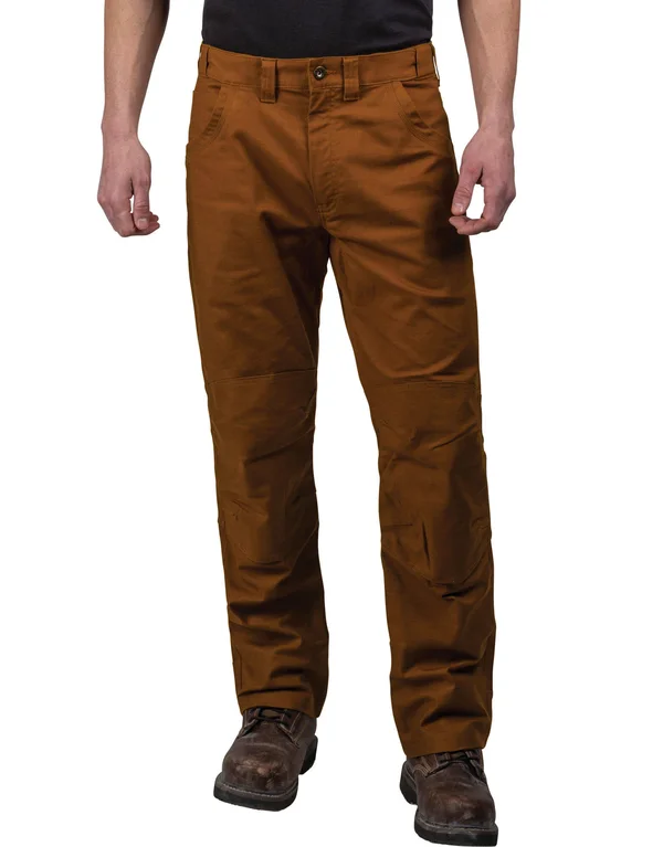 Walls Men's Ditchdigger All-Season Twill Double Knee Work Pant, YP996, Burnished Amber