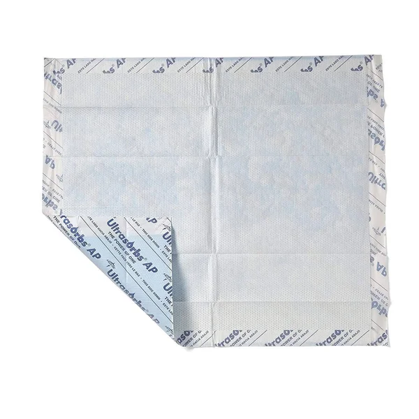 Medline ULTRASORB1824 Ultrasorbs AP Underpads, White, 24x22 x 18x22